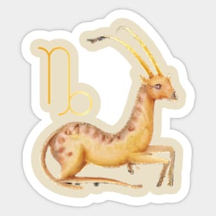 Capricorn Art Sticker